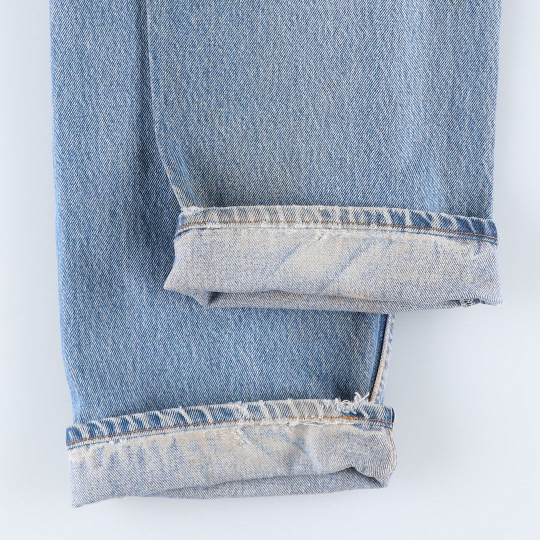90'S Levi's 501-0000 Straight Denim Pants, Made in USA, Men's, Size W37, Vintage cotton blue type Vintage Second Hand