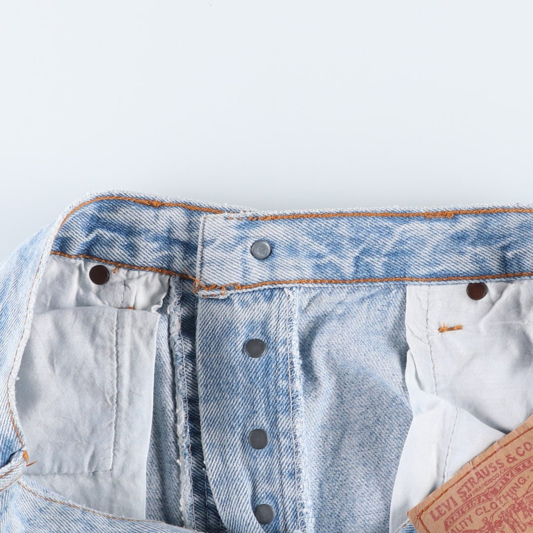 90'S Levi's 501-0191 Straight Denim Pants Made in USA Men's W32 Vintage cotton blue type Vintage Second Hand