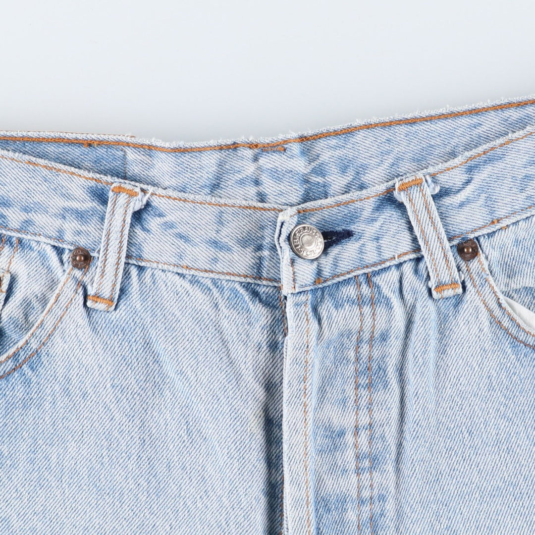 90'S Levi's 501-0191 Straight Denim Pants Made in USA Men's W32 Vintage cotton blue type Vintage Second Hand