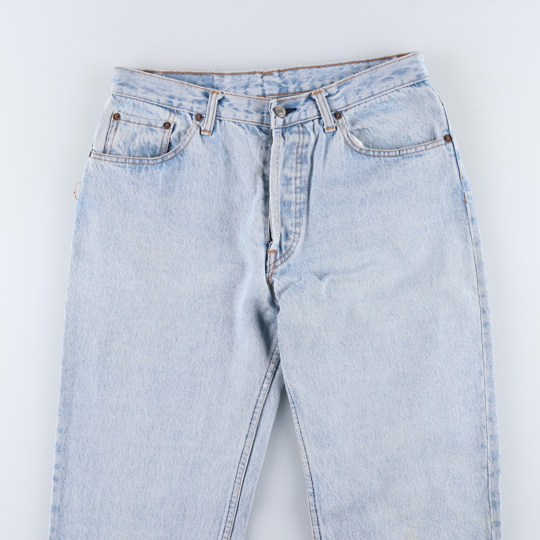 90'S Levi's 501-0191 Straight Denim Pants Made in USA Men's W32 Vintage cotton blue type Vintage Second Hand