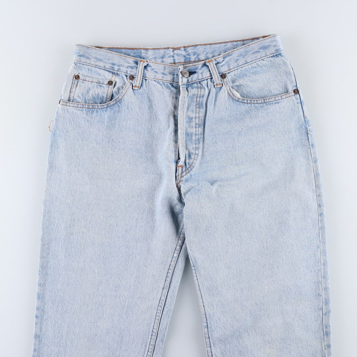90'S Levi's 501-0191 Straight Denim Pants Made in USA Men's W32 Vintage cotton blue type Vintage Second Hand