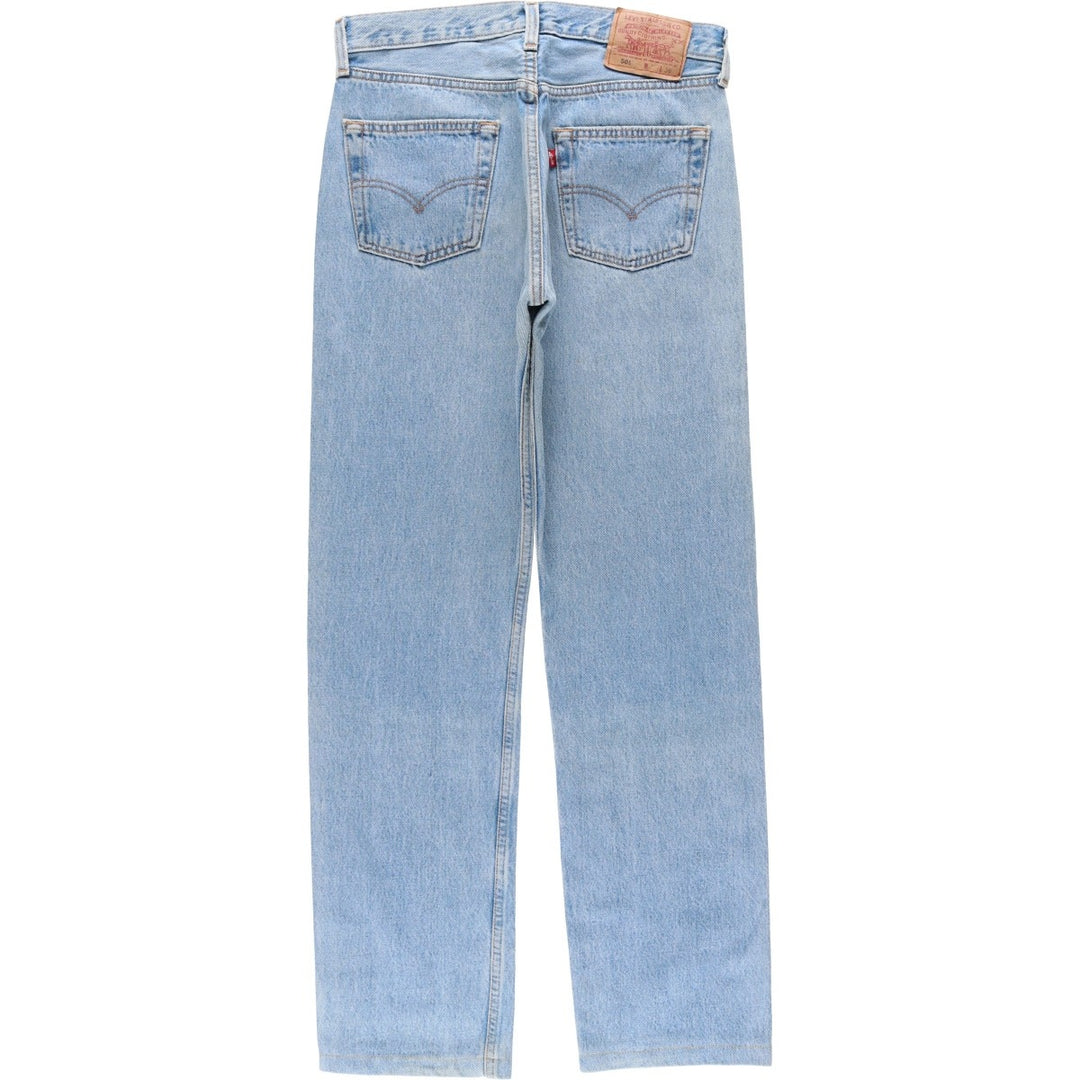 Levi's 501 Straight Denim Pants, Made in USA, Men's Size W30 (approx.) cotton blue type Vintage Second Hand