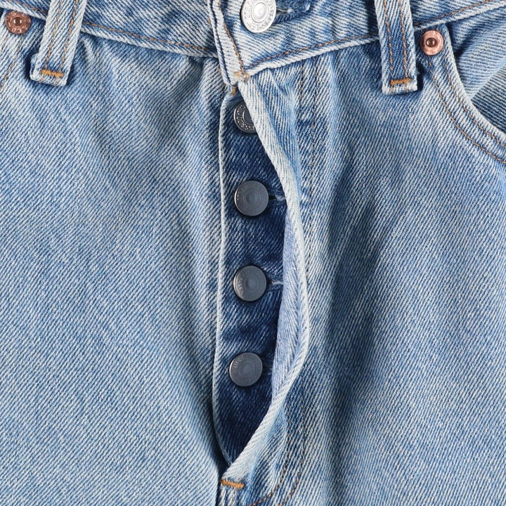 Levi's 501 Straight Denim Pants, Made in USA, Men's Size W30 (approx.) cotton blue type Vintage Second Hand