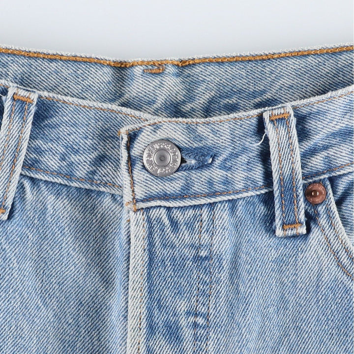 Levi's 501 Straight Denim Pants, Made in USA, Men's Size W30 (approx.) cotton blue type Vintage Second Hand