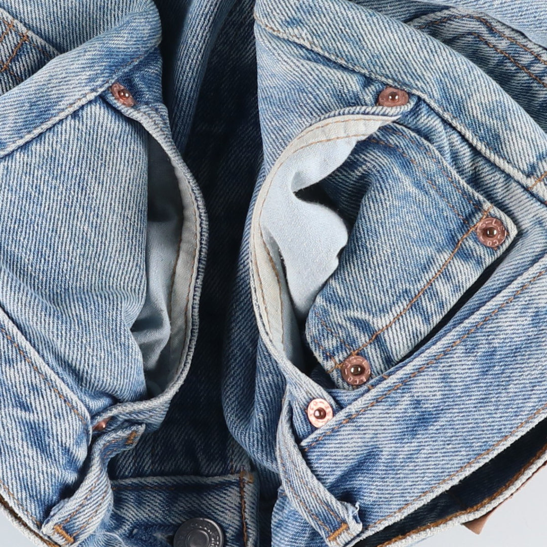 Levi's 501 Straight Denim Pants, Made in USA, Men's Size W30 (approx.) cotton blue type Vintage Second Hand
