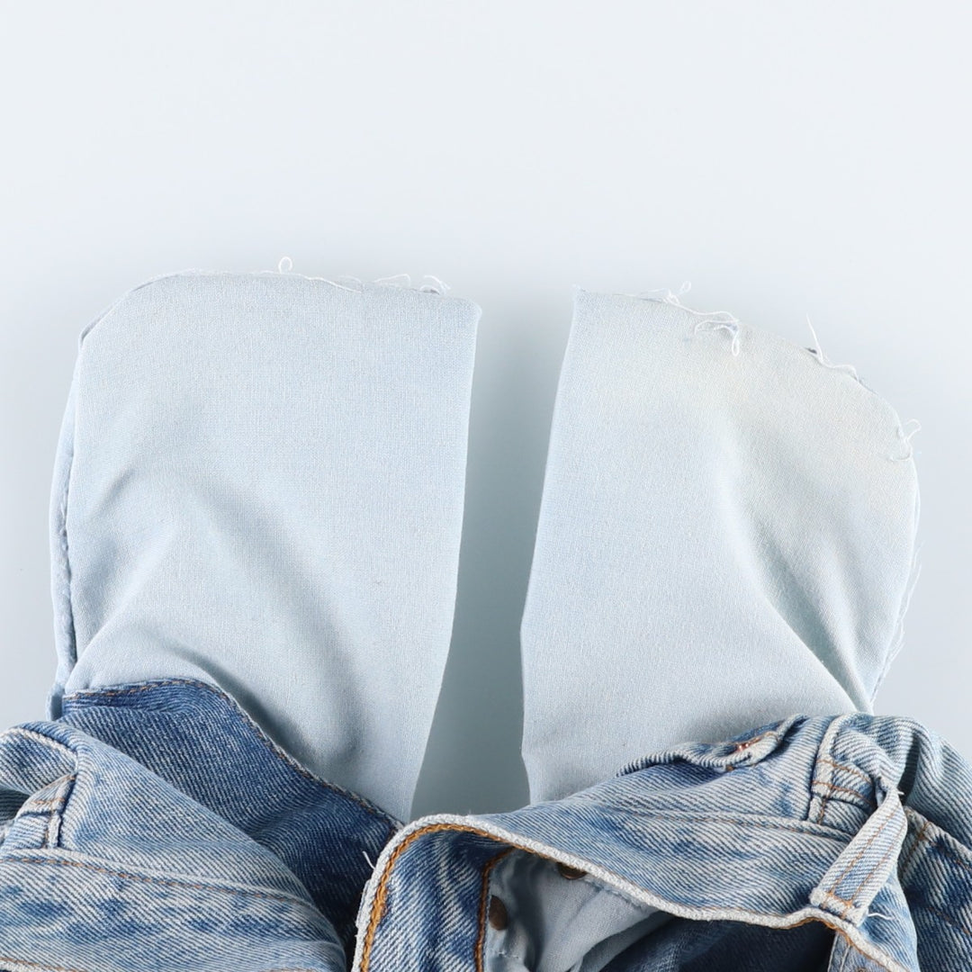 Levi's 501 Straight Denim Pants, Made in USA, Men's Size W30 (approx.) cotton blue type Vintage Second Hand