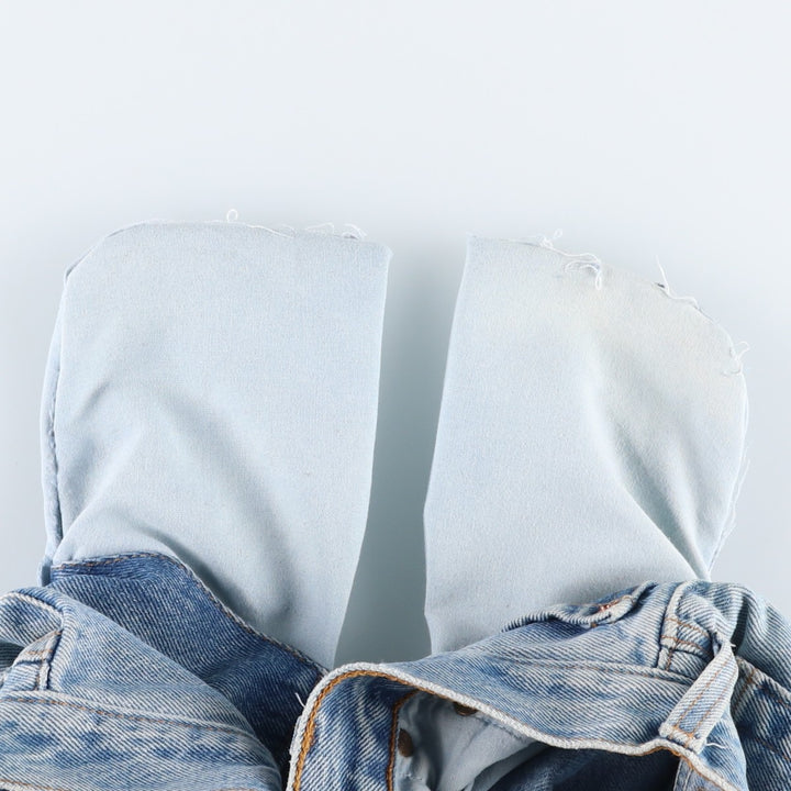 Levi's 501 Straight Denim Pants, Made in USA, Men's Size W30 (approx.) cotton blue type Vintage Second Hand