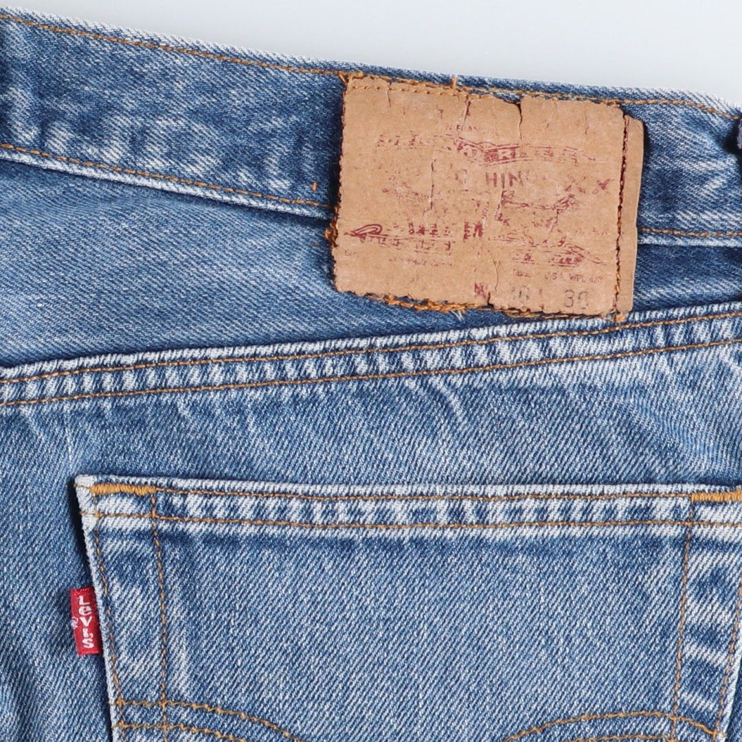 2000'S Levi's 501-0193 Straight Denim Pants, Made in USA, Men's W35 (approx.) cotton blue type Vintage Second Hand