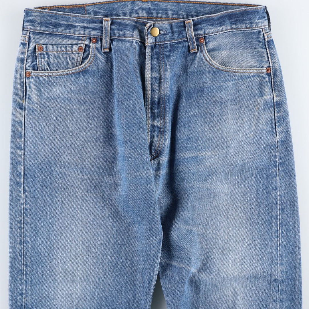 2000'S Levi's 501-0193 Straight Denim Pants, Made in USA, Men's W35 (approx.) cotton blue type Vintage Second Hand