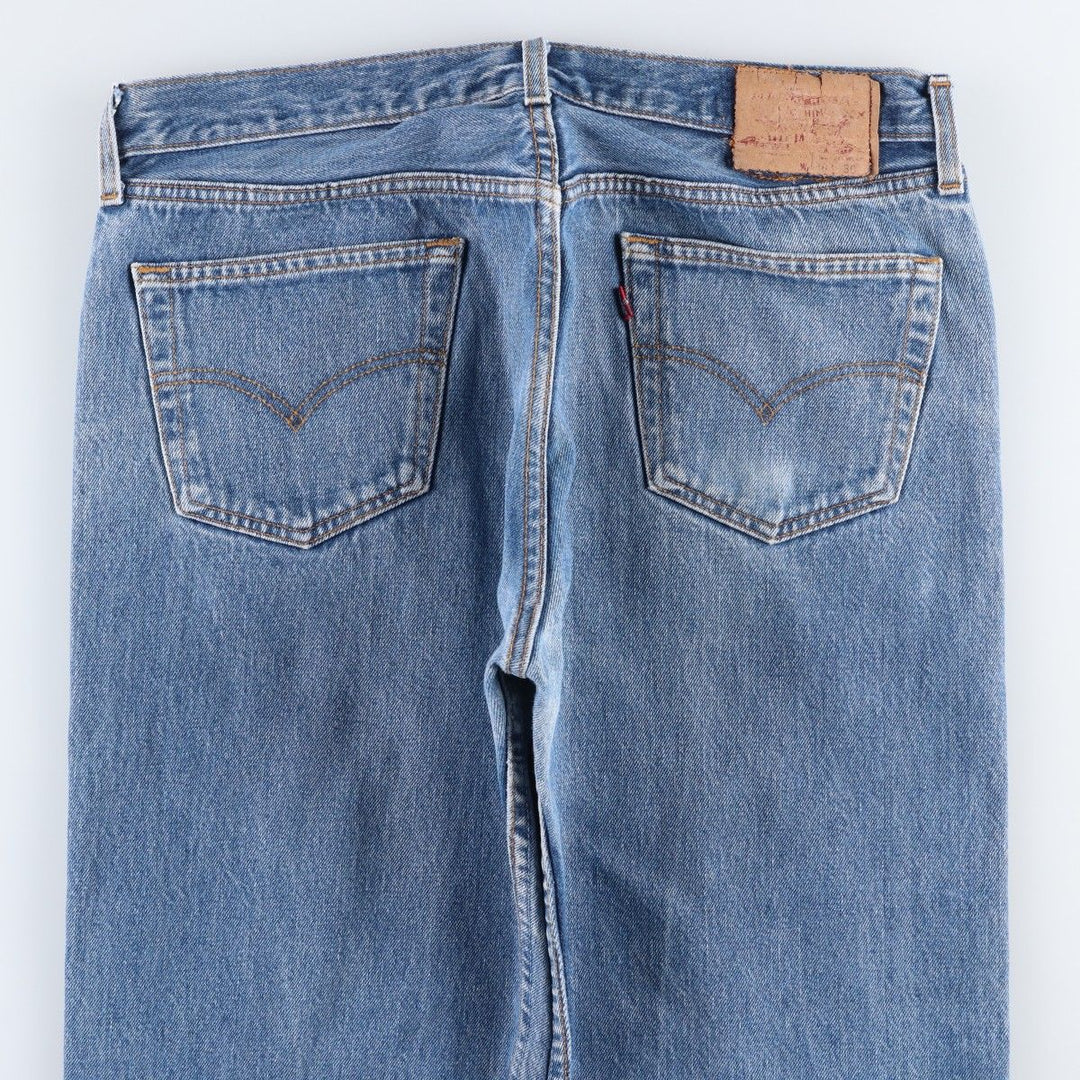 2000'S Levi's 501-0193 Straight Denim Pants, Made in USA, Men's W35 (approx.) cotton blue type Vintage Second Hand