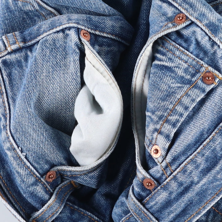 2000'S Levi's 501-0193 Straight Denim Pants, Made in USA, Men's W35 (approx.) cotton blue type Vintage Second Hand
