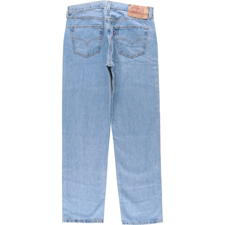2000'S Levi's 501-0134 Straight Denim Pants, Made in USA, Men's Size W34 (approx.) cotton blue type Vintage Second Hand