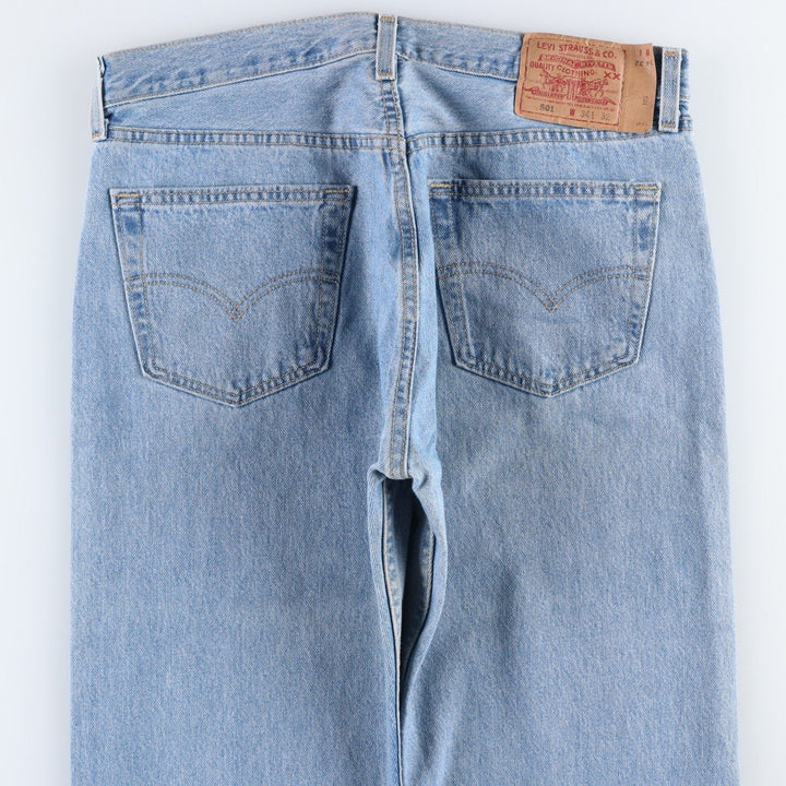 2000'S Levi's 501-0134 Straight Denim Pants, Made in USA, Men's Size W34 (approx.) cotton blue type Vintage Second Hand
