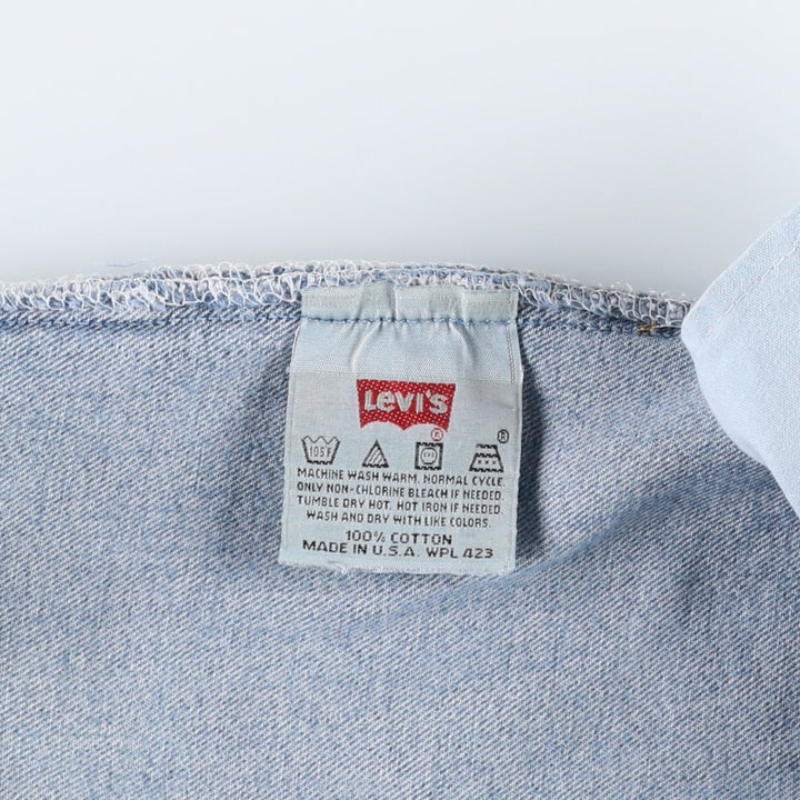 2000'S Levi's 501-0193 Straight Denim Pants, Made in USA, Men's W35 (approx.) cotton blue type Vintage Second Hand