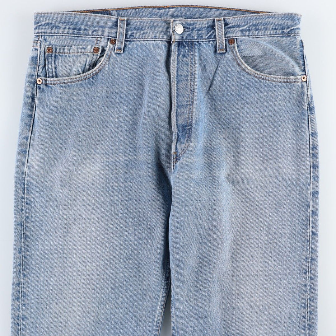 2000'S Levi's 501-0193 Straight Denim Pants, Made in USA, Men's W35 (approx.) cotton blue type Vintage Second Hand