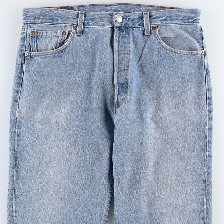 2000'S Levi's 501-0193 Straight Denim Pants, Made in USA, Men's W35 (approx.) cotton blue type Vintage Second Hand