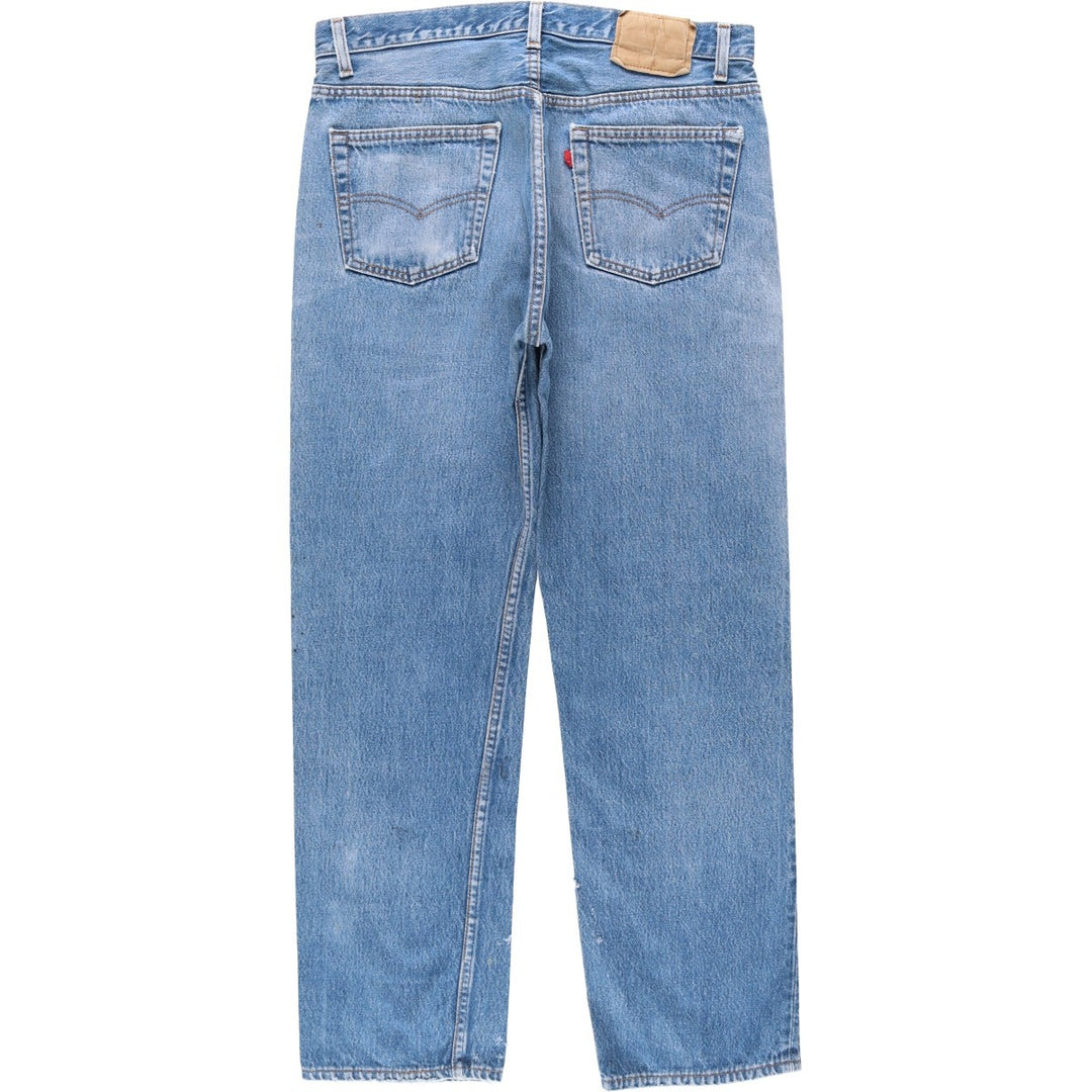 ~1990'S Levi's 501 Straight Denim Pants, Men's W34 (approx.), Vintage unclear blue type Vintage Second Hand