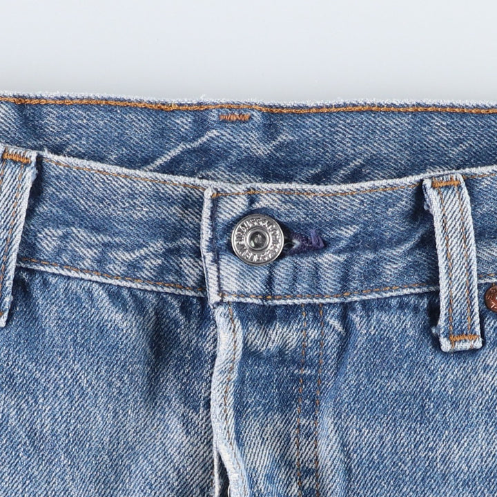 ~1990'S Levi's 501 Straight Denim Pants, Men's W34 (approx.), Vintage unclear blue type Vintage Second Hand
