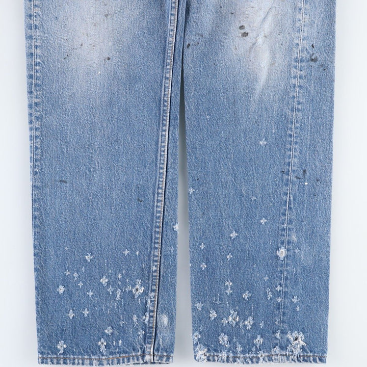 ~1990'S Levi's 501 Straight Denim Pants, Men's W34 (approx.), Vintage unclear blue type Vintage Second Hand