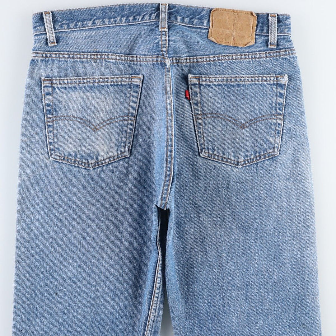 ~1990'S Levi's 501 Straight Denim Pants, Men's W34 (approx.), Vintage unclear blue type Vintage Second Hand