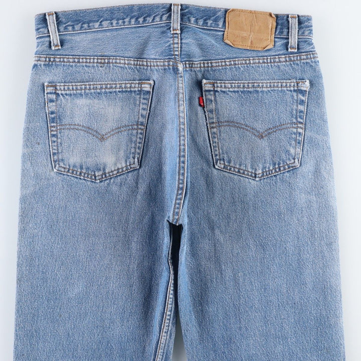 ~1990'S Levi's 501 Straight Denim Pants, Men's W34 (approx.), Vintage unclear blue type Vintage Second Hand
