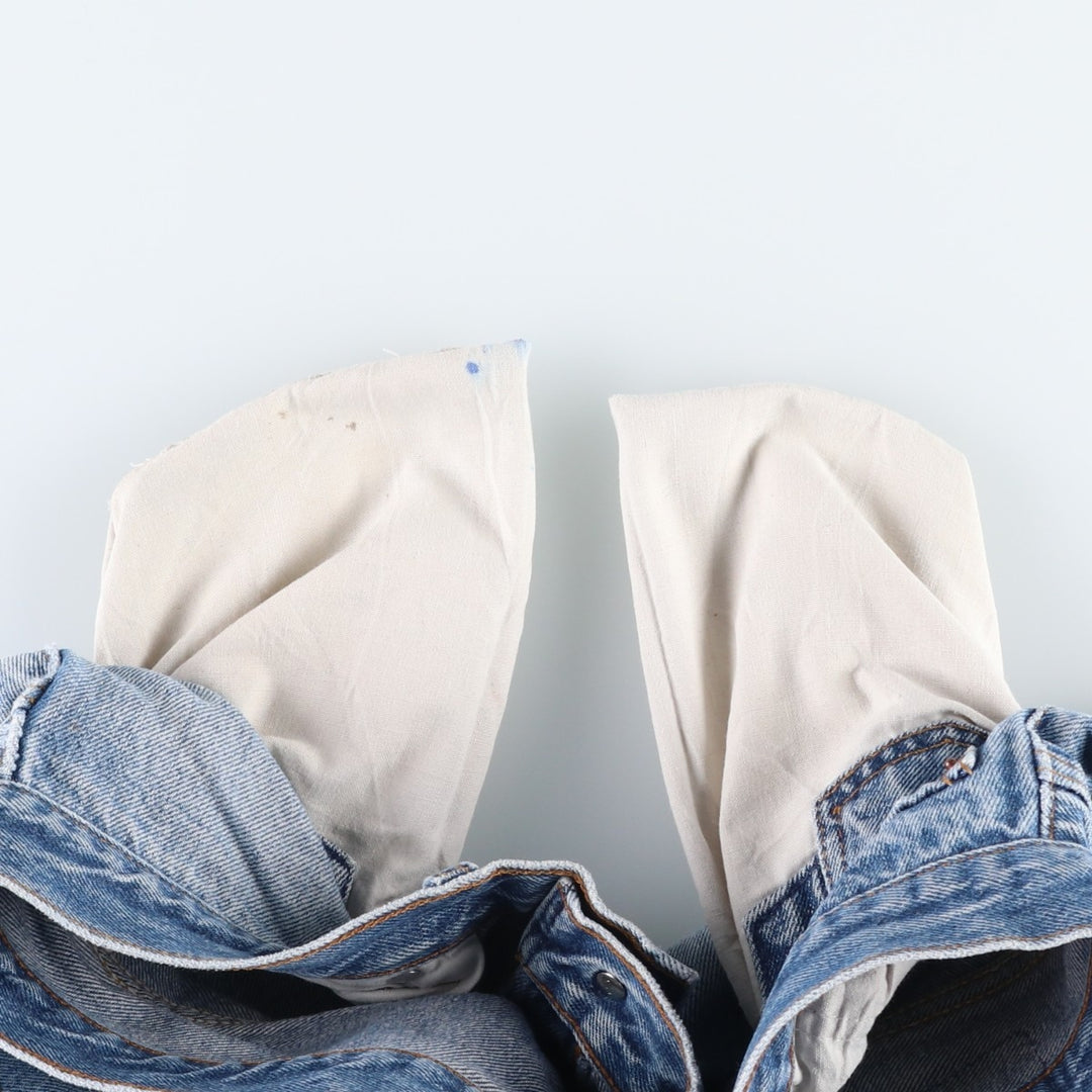 ~1990'S Levi's 501 Straight Denim Pants, Men's W34 (approx.), Vintage unclear blue type Vintage Second Hand