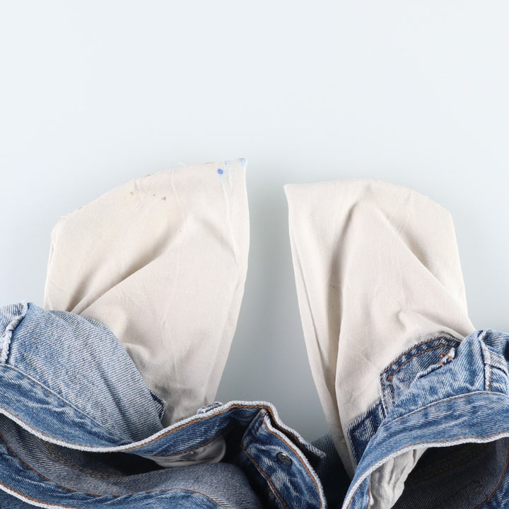 ~1990'S Levi's 501 Straight Denim Pants, Men's W34 (approx.), Vintage unclear blue type Vintage Second Hand