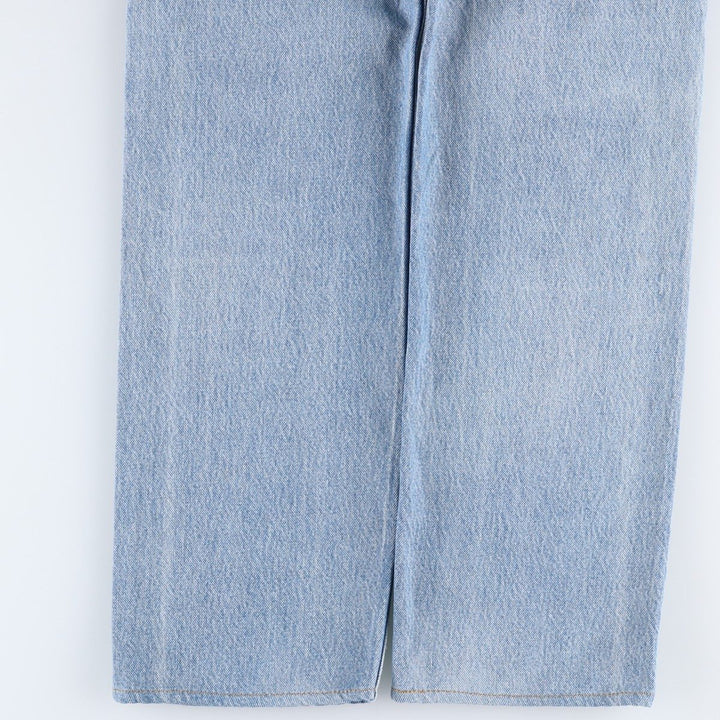 Levi's 501 Straight Denim Pants, Made in USA, Men's Size W32 (approx.) cotton Blue type light blue Vintage Second Hand