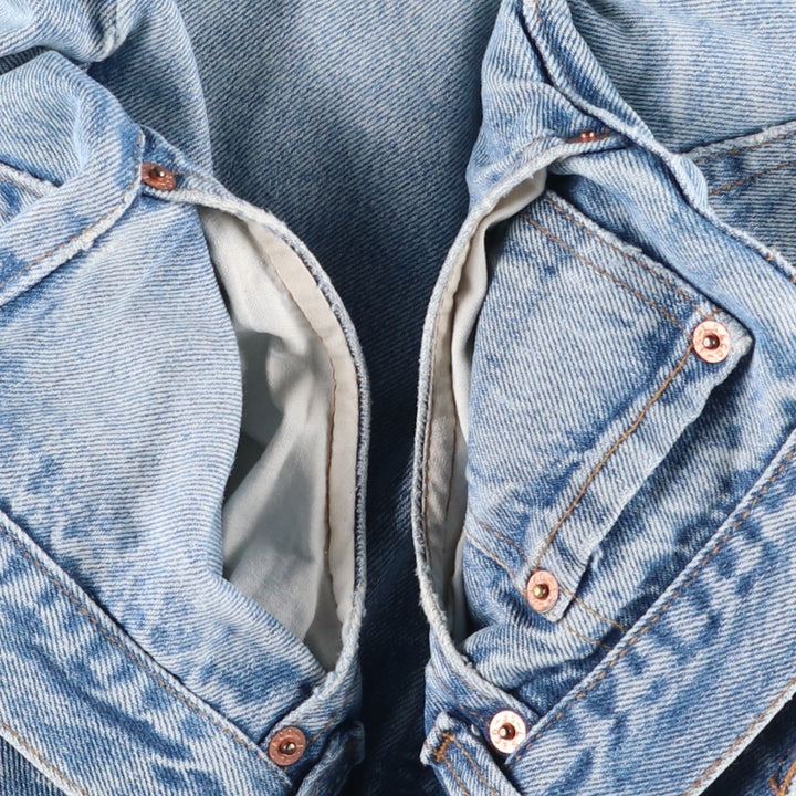 Levi's 501 Straight Denim Pants, Made in USA, Men's Size W32 (approx.) cotton Blue type light blue Vintage Second Hand