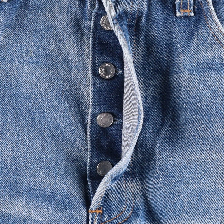 Levi's 501 Straight Denim Pants, Made in USA, Men's Size W35 (approx.), Vintage cotton blue type Vintage Second Hand