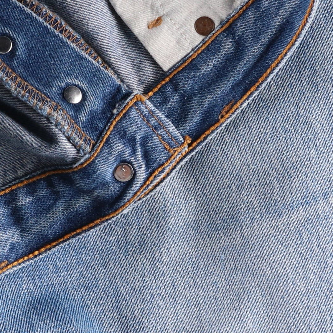 Levi's 501 Straight Denim Pants, Made in USA, Men's Size W35 (approx.), Vintage cotton blue type Vintage Second Hand