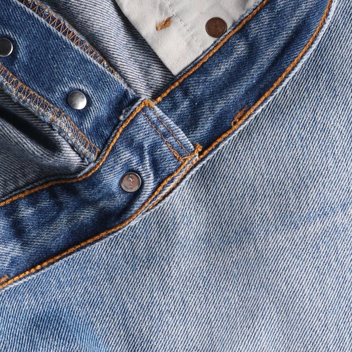 Levi's 501 Straight Denim Pants, Made in USA, Men's Size W35 (approx.), Vintage cotton blue type Vintage Second Hand