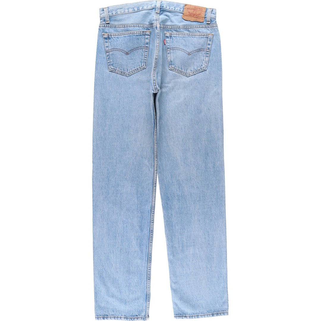 1990'S Levi's 501 0191 Straight Denim Pants, Made in USA, Men's Size W32 (approx.), Vintage cotton blue type Vintage Second Hand
