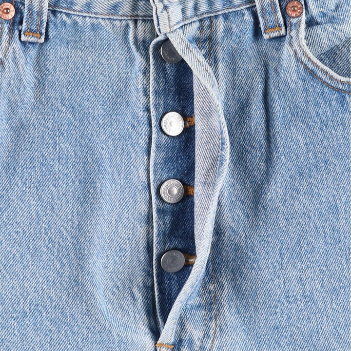 1990'S Levi's 501 0191 Straight Denim Pants, Made in USA, Men's Size W32 (approx.), Vintage cotton blue type Vintage Second Hand