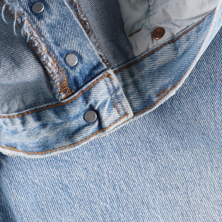 1990'S Levi's 501 0191 Straight Denim Pants, Made in USA, Men's Size W32 (approx.), Vintage cotton blue type Vintage Second Hand
