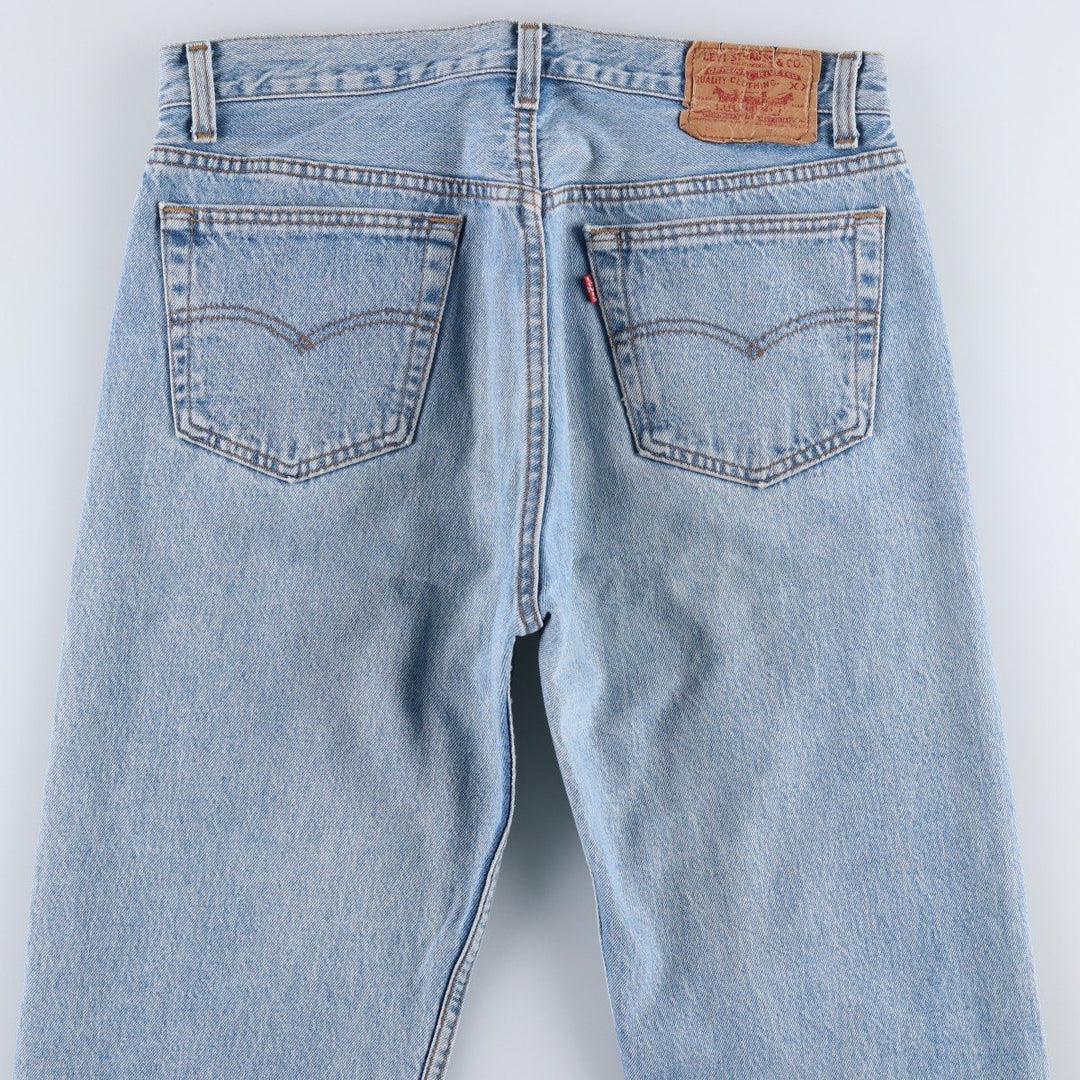 1990'S Levi's 501 0191 Straight Denim Pants, Made in USA, Men's Size W32 (approx.), Vintage cotton blue type Vintage Second Hand