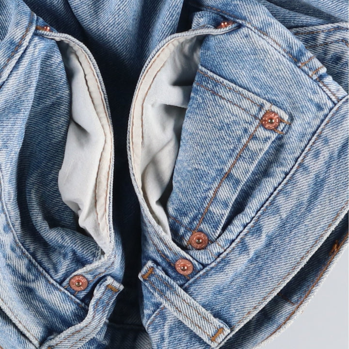1990'S Levi's 501 0191 Straight Denim Pants, Made in USA, Men's Size W32 (approx.), Vintage cotton blue type Vintage Second Hand