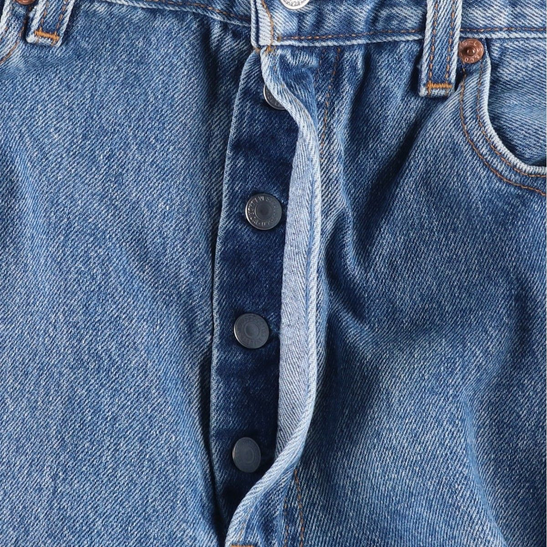 90'S Levi's 501-0193 Straight Denim Pants Made in USA Men's W33 Vintage cotton blue type Vintage Second Hand