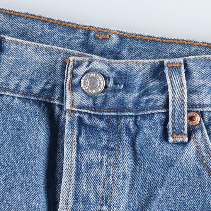 90'S Levi's 501-0193 Straight Denim Pants Made in USA Men's W33 Vintage cotton blue type Vintage Second Hand