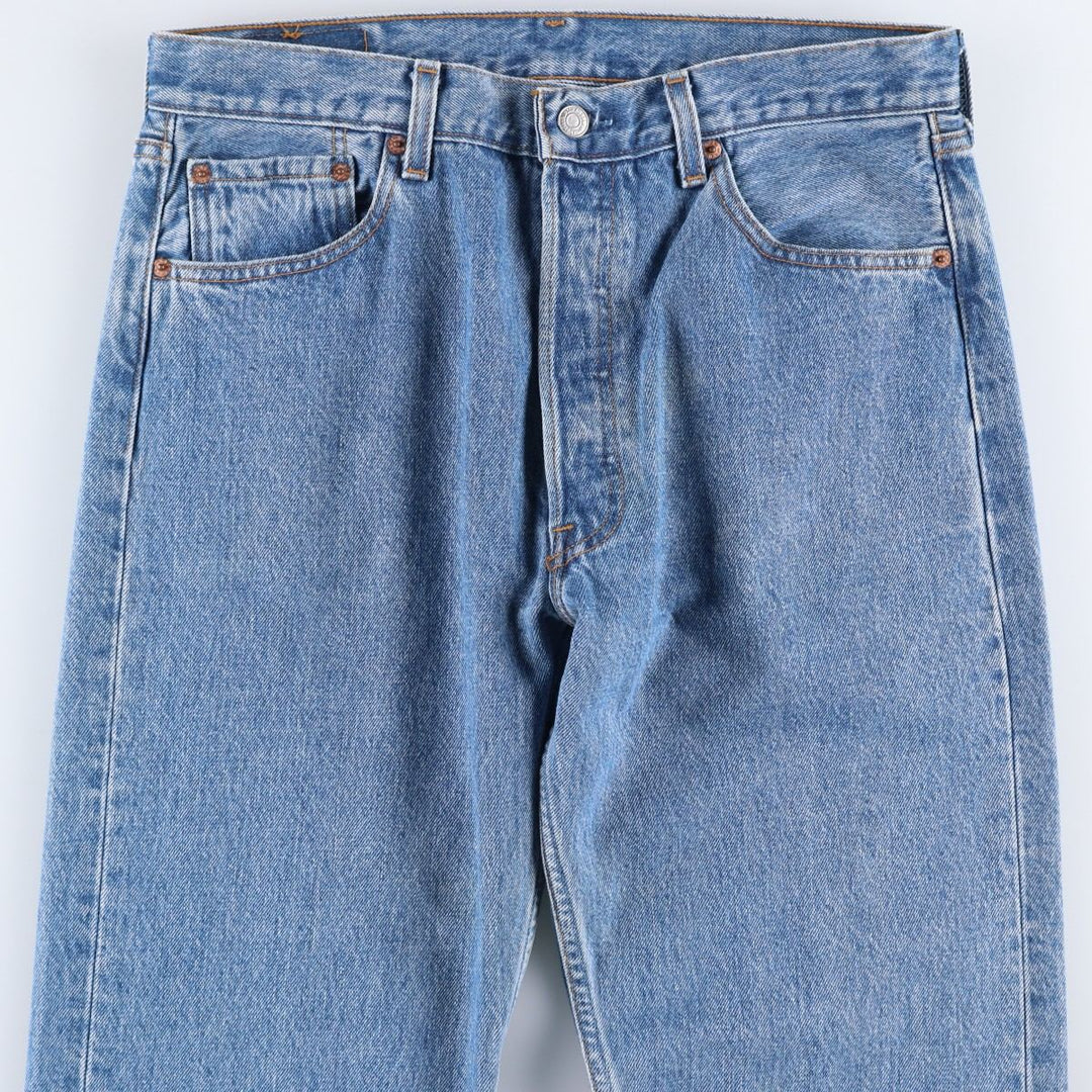 90'S Levi's 501-0193 Straight Denim Pants Made in USA Men's W33 Vintage cotton blue type Vintage Second Hand