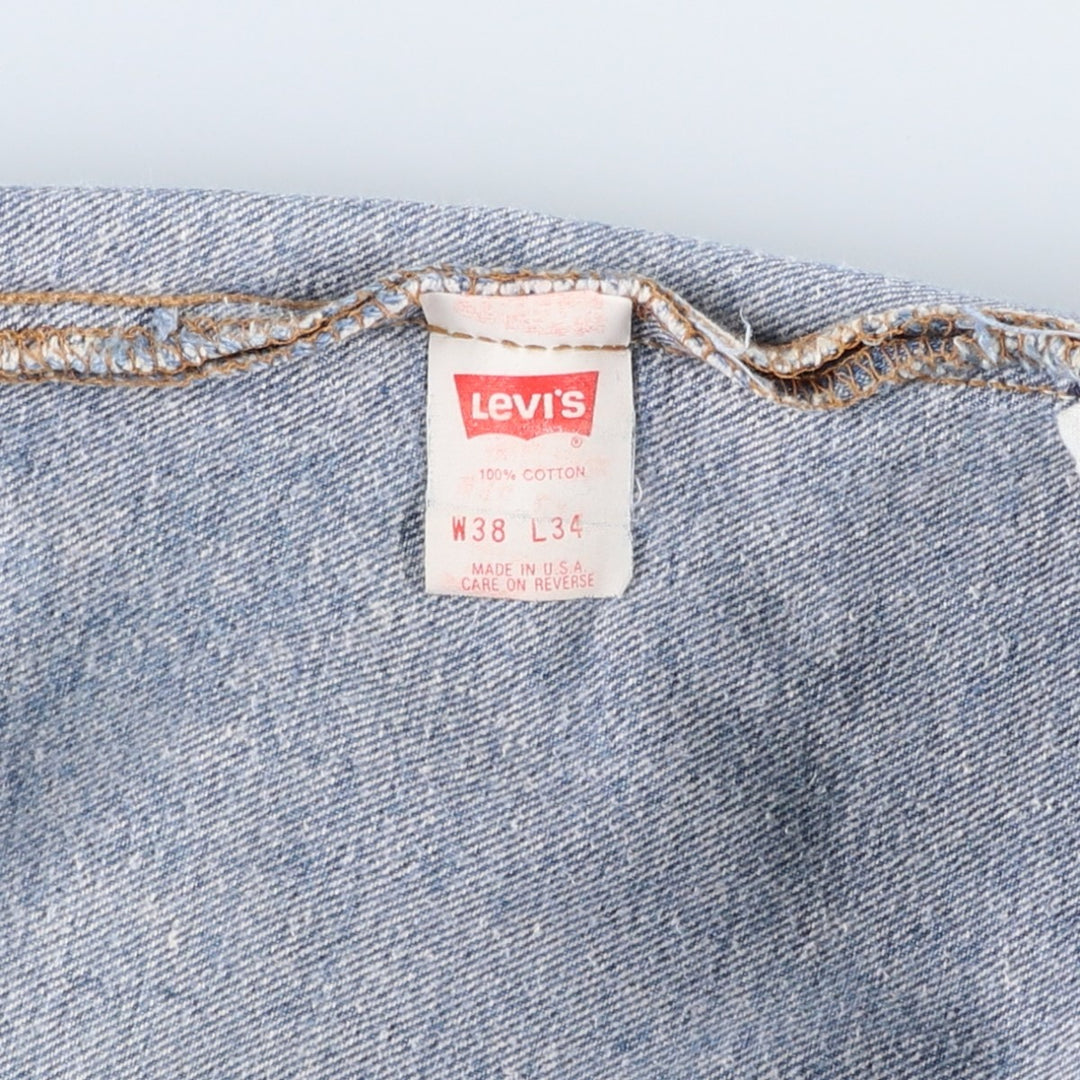 90'S Levi's 501-0000 Straight Denim Pants Made in USA Men's W35 Vintage cotton blue type Vintage Second Hand