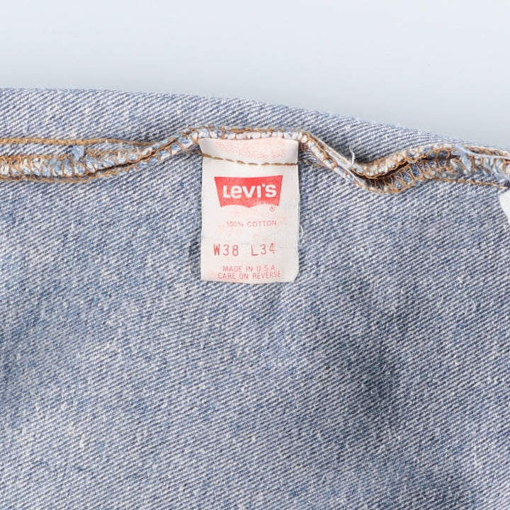 90'S Levi's 501-0000 Straight Denim Pants Made in USA Men's W35 Vintage cotton blue type Vintage Second Hand