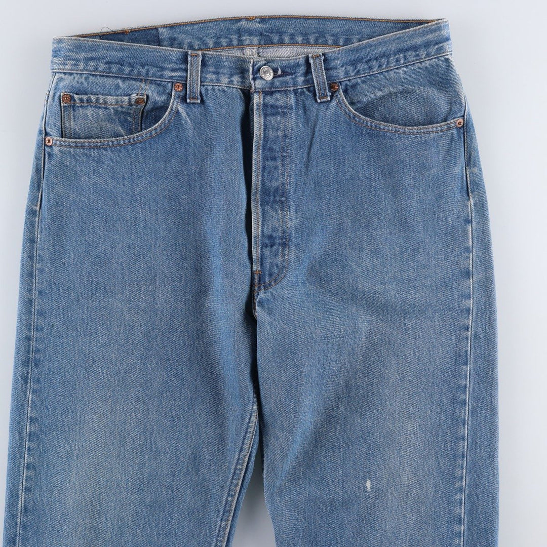 90'S Levi's 501-0000 Straight Denim Pants Made in USA Men's W35 Vintage cotton blue type Vintage Second Hand