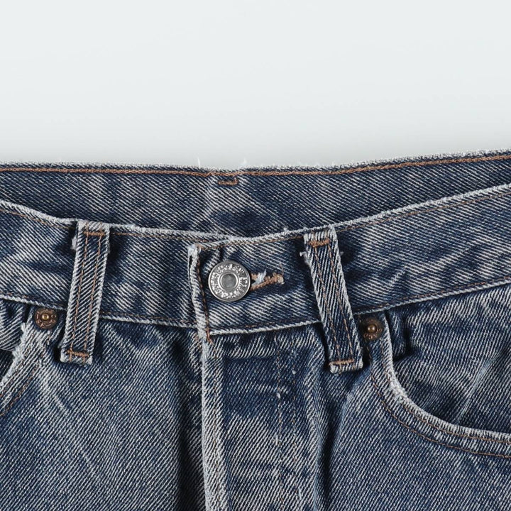 2000'S Levi's 501-0165 Straight Denim Pants, Made in USA, Men's Size W30 (approx.) cotton blue type Vintage Second Hand