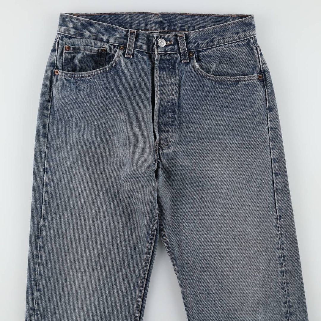 2000'S Levi's 501-0165 Straight Denim Pants, Made in USA, Men's Size W30 (approx.) cotton blue type Vintage Second Hand