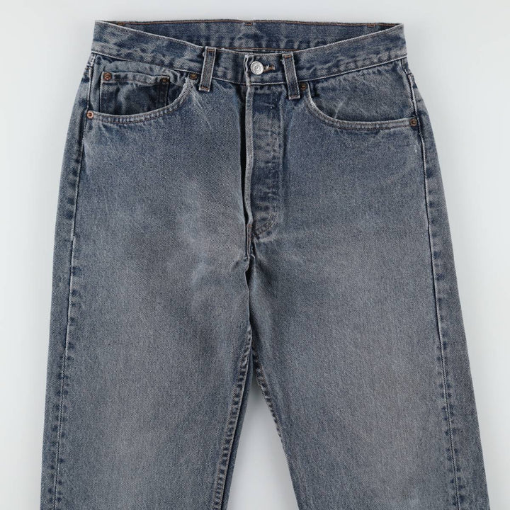 2000'S Levi's 501-0165 Straight Denim Pants, Made in USA, Men's Size W30 (approx.) cotton blue type Vintage Second Hand