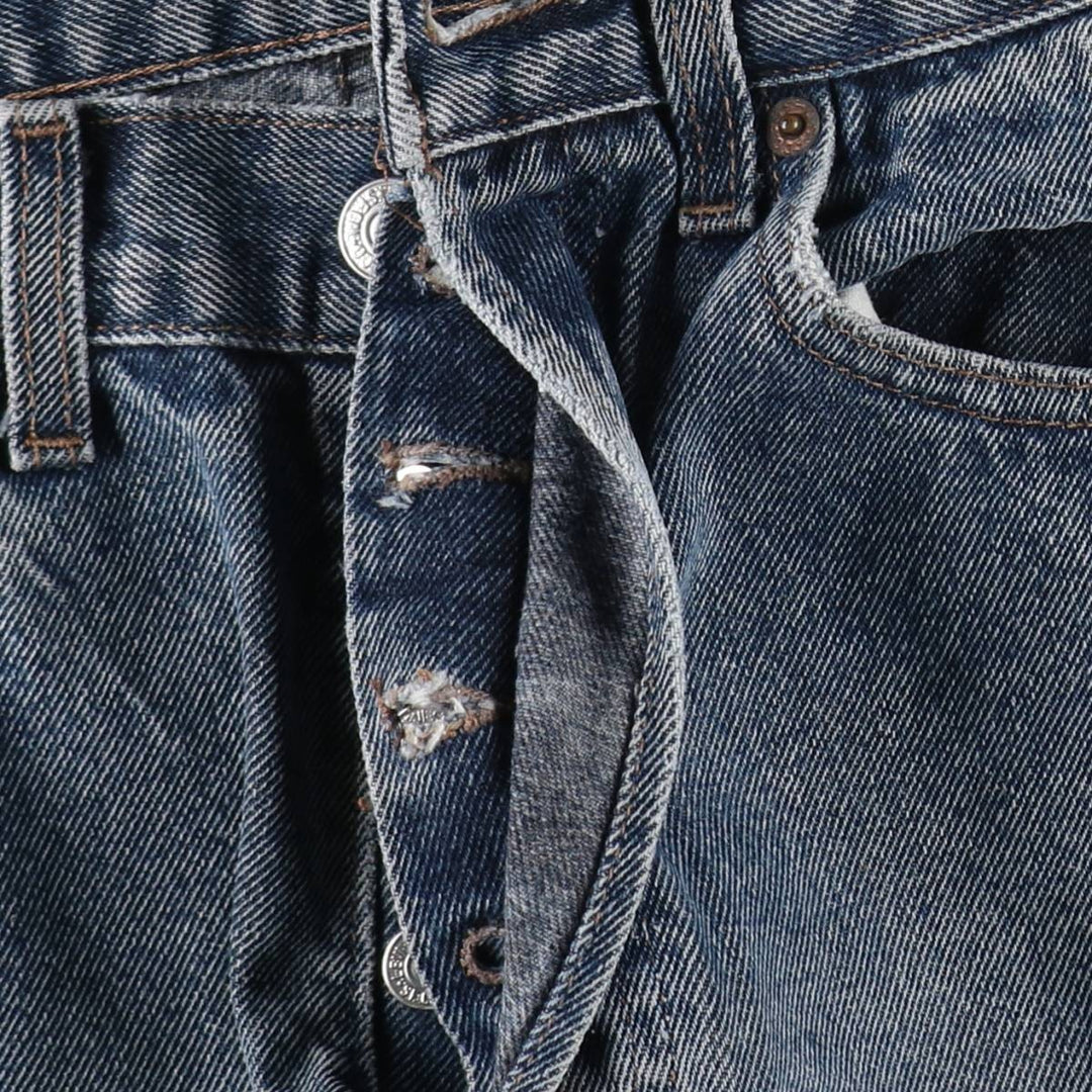 2000'S Levi's 501-0165 Straight Denim Pants, Made in USA, Men's Size W30 (approx.) cotton blue type Vintage Second Hand