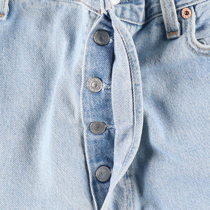 2000'S Levi's 501-0134 Straight Denim Pants, Made in USA, Men's Size W35 (approx.) cotton Blue type light blue Vintage Second Hand