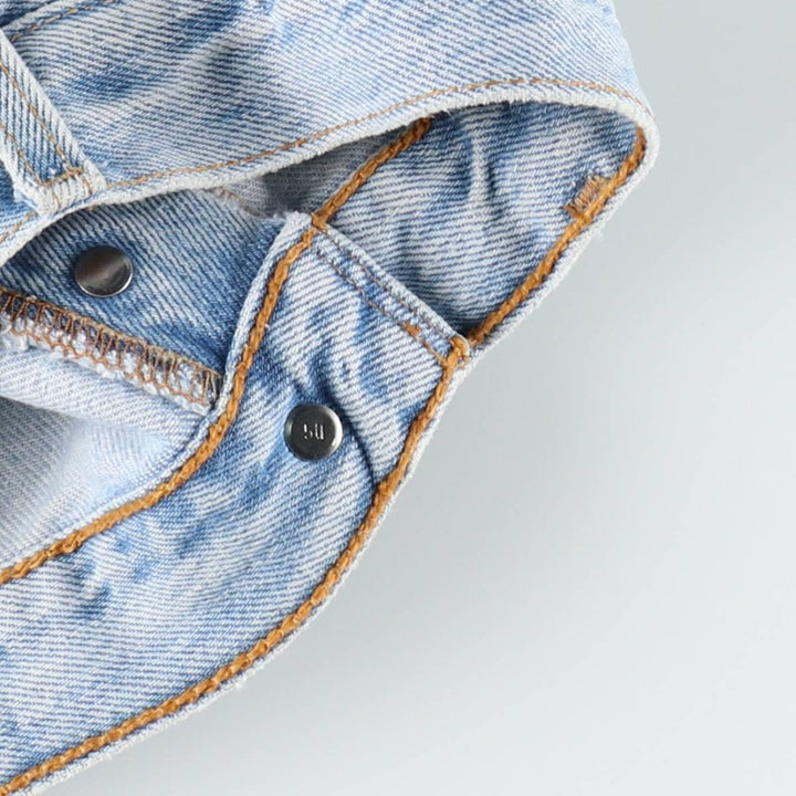 2000'S Levi's 501-0134 Straight Denim Pants, Made in USA, Men's Size W35 (approx.) cotton Blue type light blue Vintage Second Hand