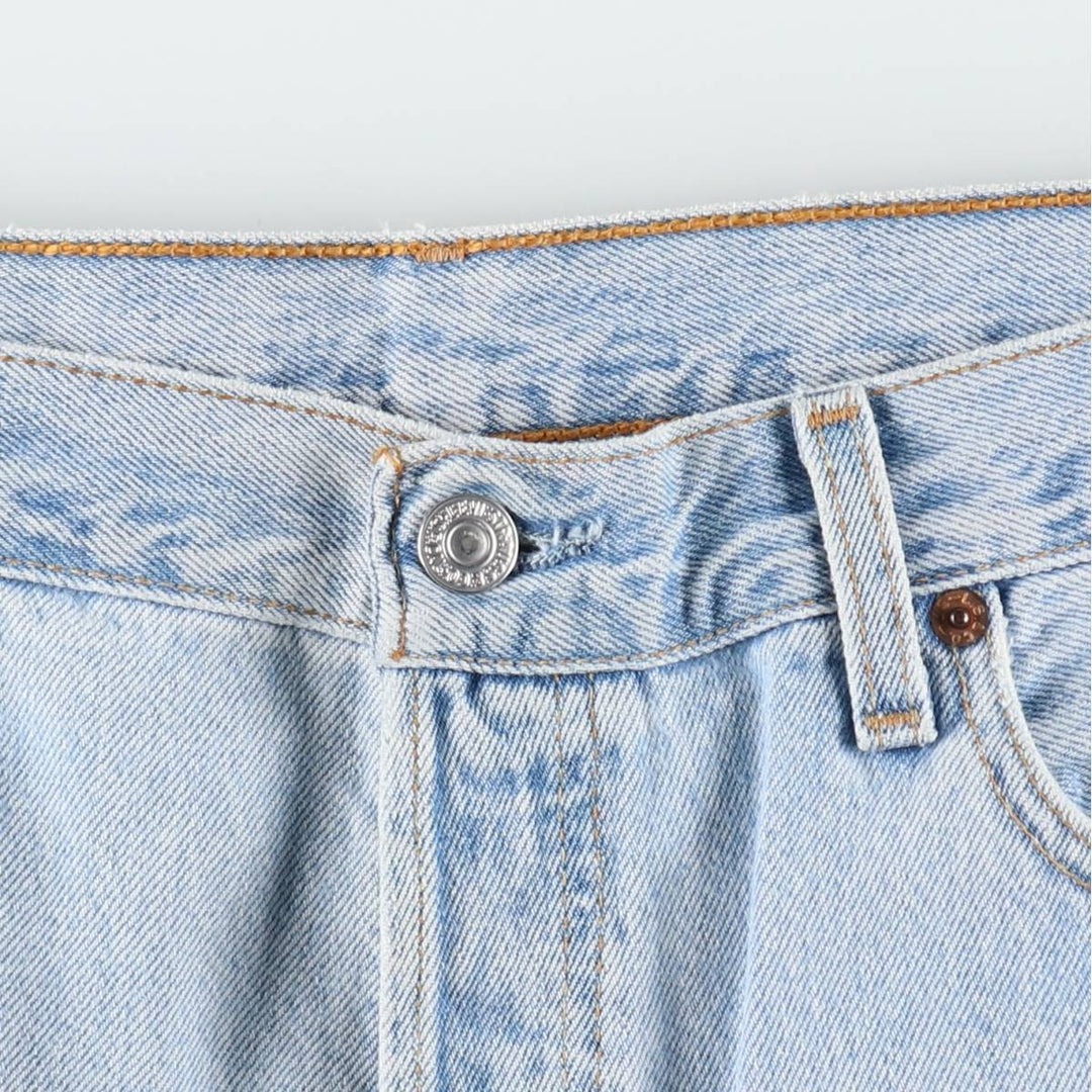 2000'S Levi's 501-0134 Straight Denim Pants, Made in USA, Men's Size W35 (approx.) cotton Blue type light blue Vintage Second Hand